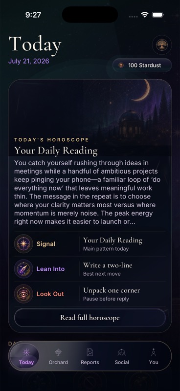 Today: a daily reading